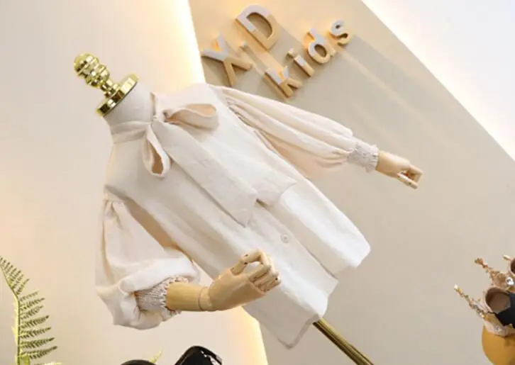 Baby Girls Fall Fashion Sets, Elegant Top+ Back Bow Vest Dress 5 sets/lot, Wholesale, Free Shipping