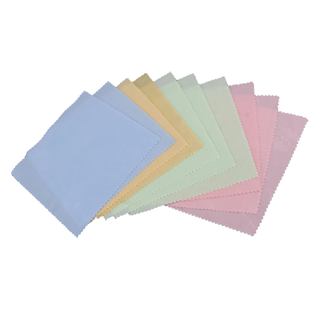 Practical 10Pcs Dust Removal Polishing Cloth for Models Making Building Tool