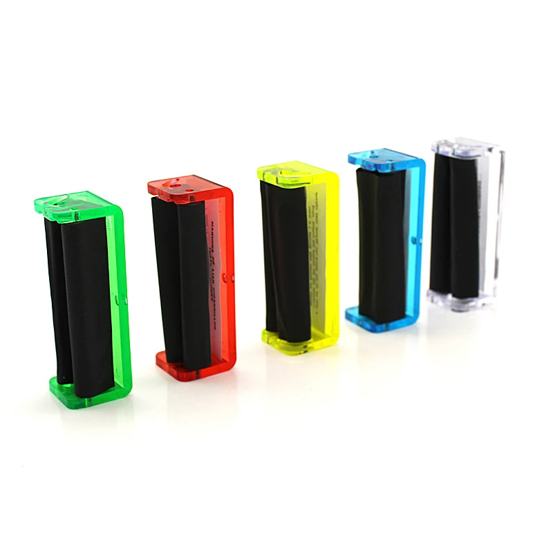 Простые пластиковые сигареты прокатки машина ролик для рулонной бумаги ручной прокатки инструменты сигареты производитель случайный цвет