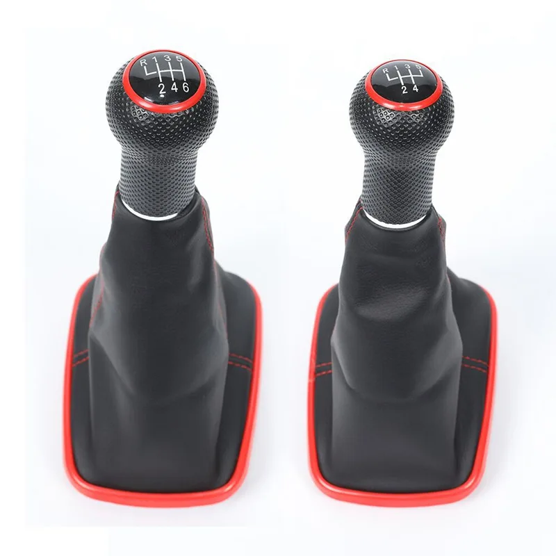 Car Gear Shift Knob Automatic Gear Dust Cover 12mm Car Gear Shift Knob Gaiter Boot For Volkswagen VW Golf 4 MK4 Bora Jetta GTI R32 2000 2001 2002 2003 2004 Accessories