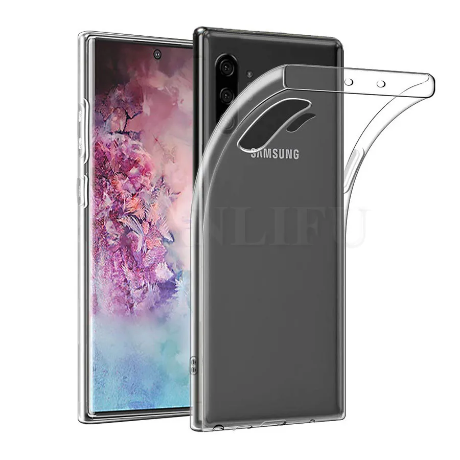 Soft Transparent Cover for Galaxy Note 10+ / Note 10 Pro Clear Ultra Slim Crystal Case for Samsung Galaxy Note 10 Pro/Plus