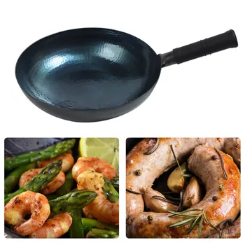 

Master Star Classic Chinese Traditional Handmade Forging Wok Durable Iron Woks Uncoating Wrought Iron Non-stick Gas Pot Cookware