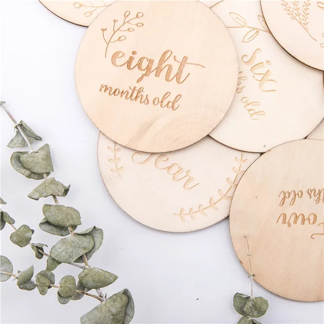 Wooden Baby Month Milestone Card Newborn Birth Month Birthday Milestone Wooden Teether Baby Kids Photography Props Toy cheap Unisex 0-6m 7-12m CN(Origin) Wooden Baby Month Milestone Card Newborn Birth Month Birthday Milestone Wooden Teether Baby Kids Photography Props Toy cheap Unisex 0-6m 7-12m CN(Origin)