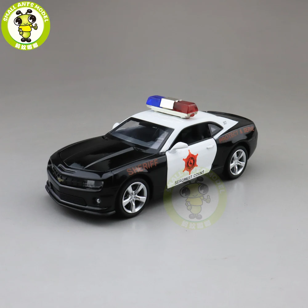 1/32 Chevrolet Camaro Poli ce машина литая под давлением Модель автомобиля игрушки Дети Мальчики Подарки