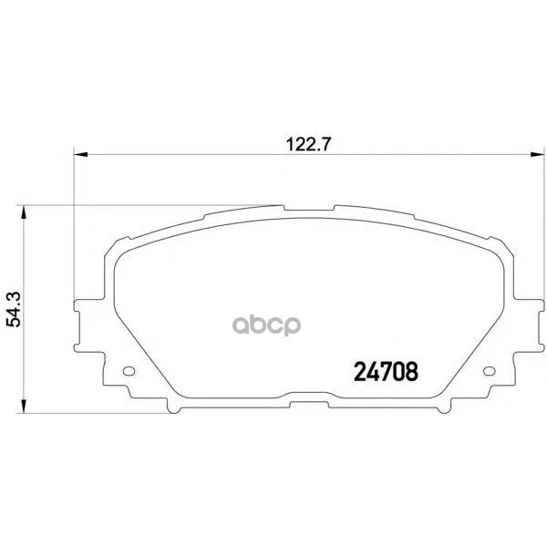 Колодки Тормозные Дисковые Задн Toyota: Yaris 1.0 Vvt-I/1.3 Vvt-I/1.33 Vvt-I/1.8 Vvti 05- Textar арт. 2470801