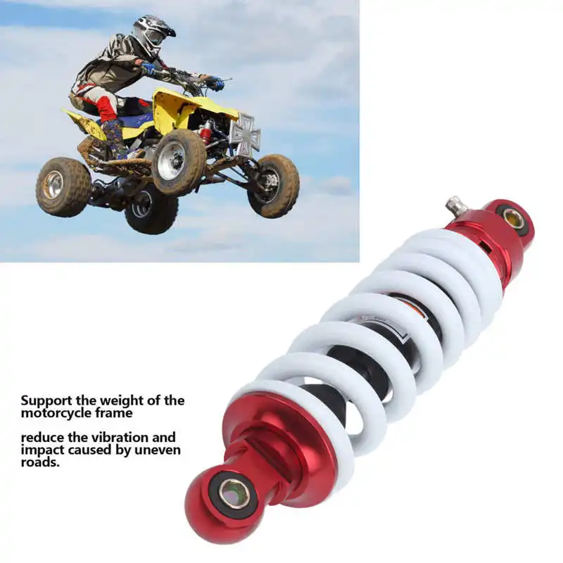 Amortiguador de suspensión de amortiguador trasero universal de 280 mm carga máxima de 1000 libras para motocicleta ATV Gokart raghuinstech.com