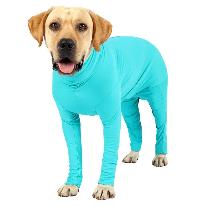 Medium Large Dogs Pajamas Longsleeve 4leg Jumpsuit for Dog