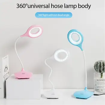 

LED Desk Lamp Smart Touch Switch USB Eye Protection Desk Lamp Bedroom Bedside Night Light Student Dormitory Reading Light