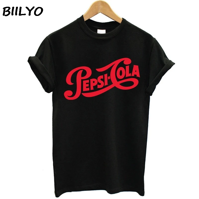 

2017 Summer New Get Busy, Drink Pepsi Cola Classic Logo T-Shirt | Soft Touch Fabric Brand Clothing