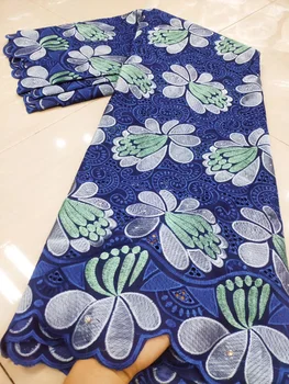 

Swiss Voile Lace In Switzerland With Stone Latest Embroidery African Pure Cotton Lace Fabrics High Quality Nigerian Lace Sewing
