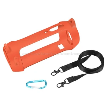 

Silicone Case Cover With Strap Carabiner for J-B-L Pulse 4 Bluetooth Speaker D27 19 Dropship