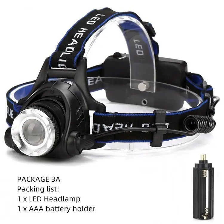 PACKAGE 3A Alonefire HP79-WU многофункциональная головная лампа, светодиодная ультрафиолетовая УФ-лампа, масштабируемая фара, фонарь, фонарь - Испускаемый цвет: PACKAGE 3A