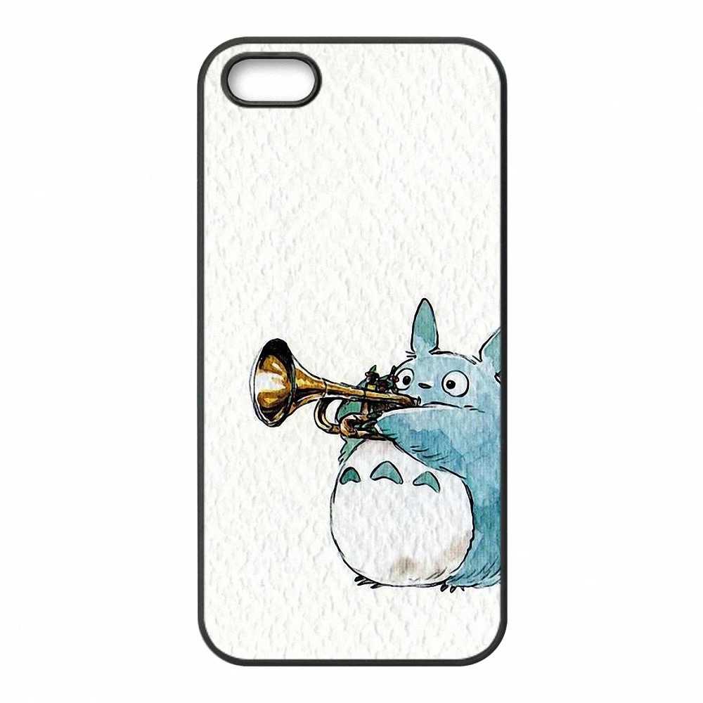 Зеленый Чехол для телефона с рисунком KETAOTAO Totoro s для iPhone 4S SE 5 6 5C 5S 6S 7 8 SE 5Plus XR XS Max чехол из мягкого ТПУ резины и силикона - Цвет: Зеленый