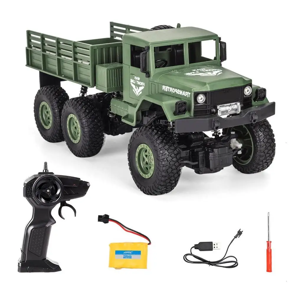 JJRC/Q69 6WD 1/18 RC Автомобиль 2,4G внедорожник военный грузовик с дистанционным управлением 10 км/ч Радиоуправляемый гусеничный альпинистский автомобиль игрушка RTR