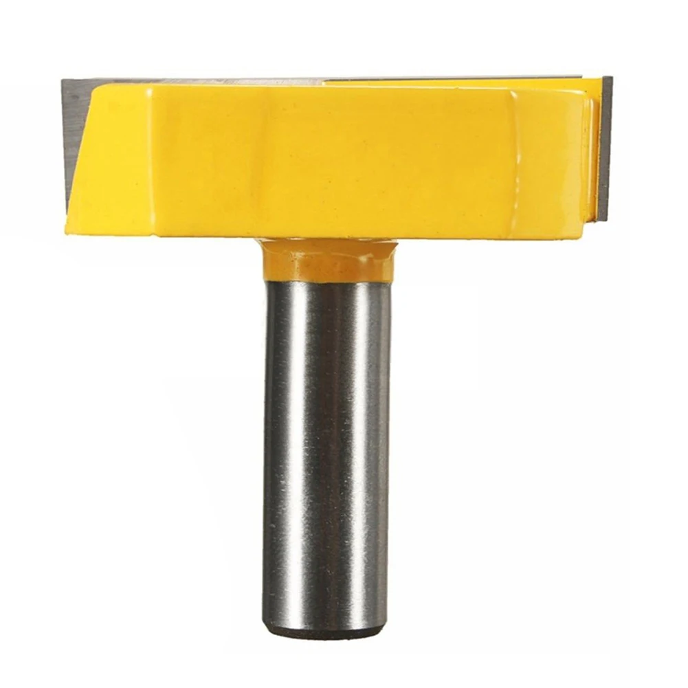 

1/2" Shank 2-1/4" Diameter Bottom Cleaning Router Bit Woodworking Router Bits Milling Cutter for MDF Solid Wood Cutting Tools