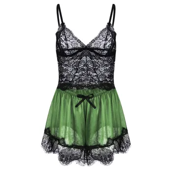 

Pyjama Femme 2020 New Women Silk Lace Top Camisole Lace Sleep Tops Shorts Pajamas Lingerie Sleepwear Set Plus Size Pijama Mujer