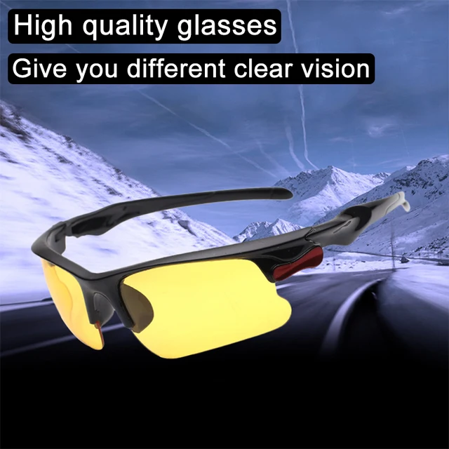 High Quality Men's glasses Anti-Glare Polarized Sunglasses Goggles Glasses Night Vision Goggles Driver Eyewear riding glasses 2