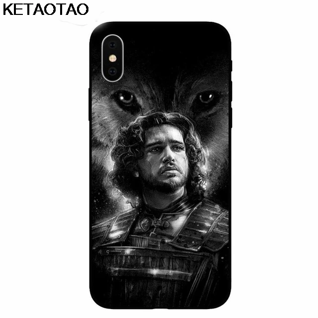 Чехол для телефона KETAOTAO Game Thrones Daenerys Dragon Jon Snow tyrion s для iphone 8 Plus X XS XR 11 Pro Чехол из мягкого ТПУ резины и силикона - Цвет: Слоновая кость