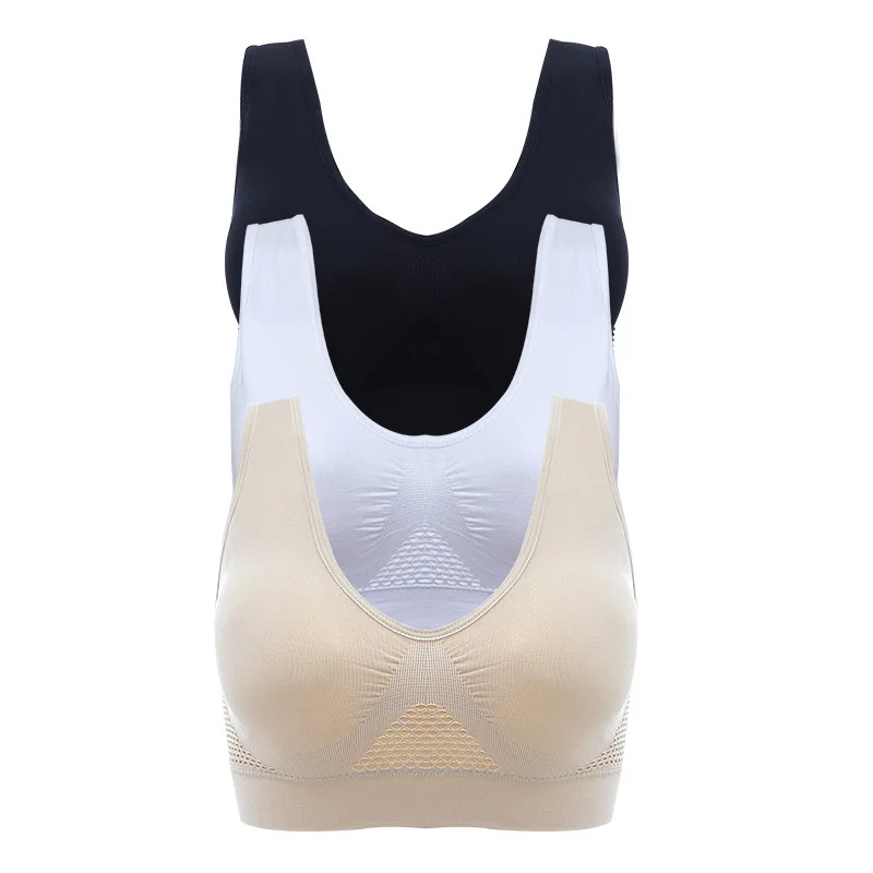 

Sexy women push up BREAST bra big size backless bras plus size wireless brassiere breathable seamless bra 1pcs wfws06