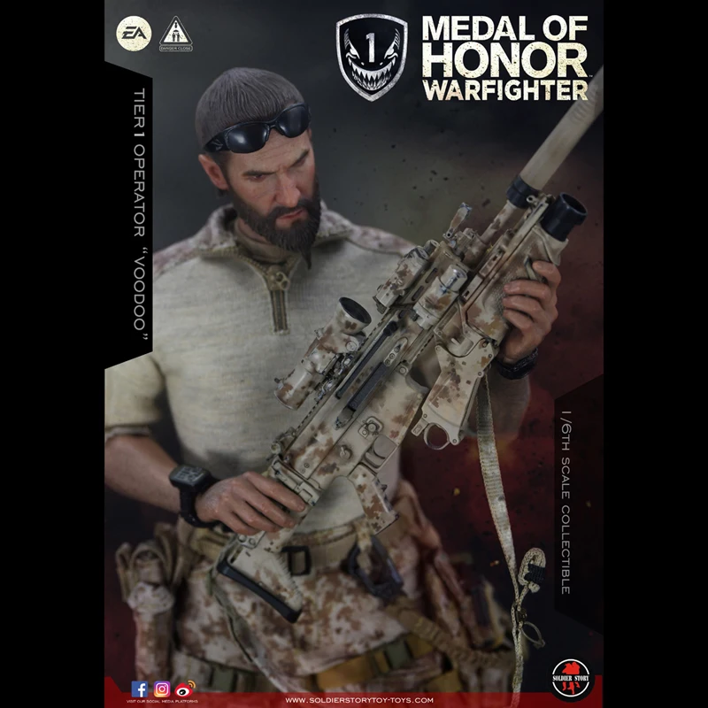 Details about   1/6 Soldier Story SS106 Medal Of Honor Navy SEAL Operator Voodoo Head Sculpt Toy 