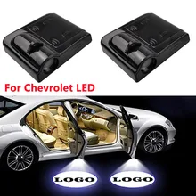 

2pcs Car LED logo door welcome light wireless laser ghost projection light for Chevrolet Colorado Cruze Spark Captiva Malibu