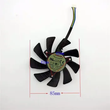

Graphics Card Cooling Fan T129215SH 4Pin Cooler Fan Replacement for GeForce GTX 1060 Mini 3GB ITX Repair Parts