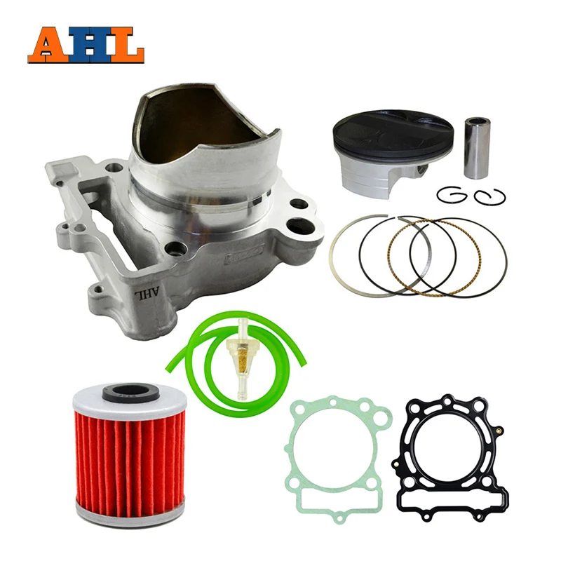 

AHL Bore Size 77mm Air Cylinder Block & Piston & Rings &Oil Tube & Oil Filter & Fuel Filter Kit For Kawasaki KXF250 2009-2016
