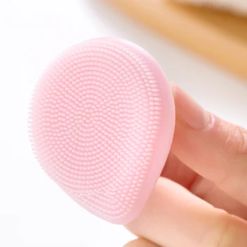 

1pc Face Cleaning Silicone Cleansing Brush oil-control Cleaning Pores Remove Blackheads Face Washing Brush