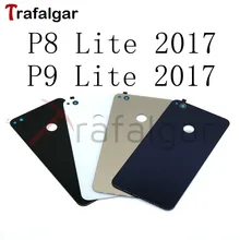 Для huawei P8 Lite Задняя стеклянная крышка батареи задняя дверь для huawei P9 Lite Задняя стеклянная крышка Корпус чехол Замена панели