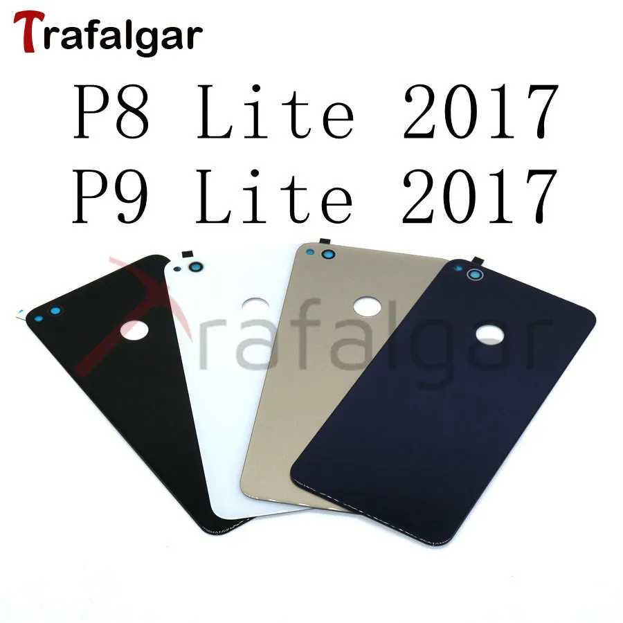 Задняя стеклянная крышка аккумуляторного отсека для Huawei P8 Lite 2017 P9 замена