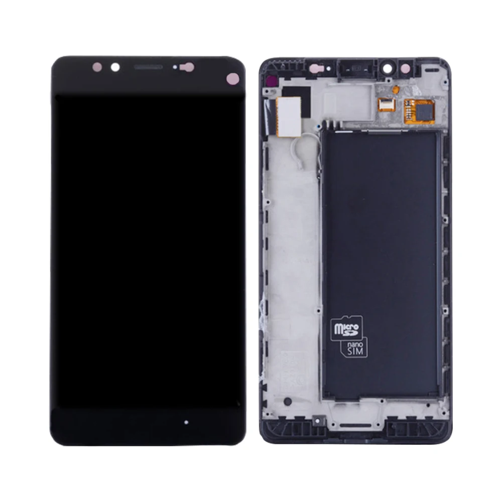 5," для NOKIA microsoft Lumia 950 lcd кодирующий преобразователь сенсорного экрана в сборе для Nokia Lumia 950 дисплей с рамкой Замена