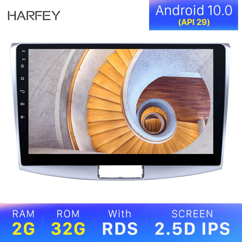 #Special Offers Harfey Android 10.0 Multimedia Player WIFI GPS Navigation System Car Radio for VW Volkswagen Magotan B7 Bora Golf 6 2012-2014