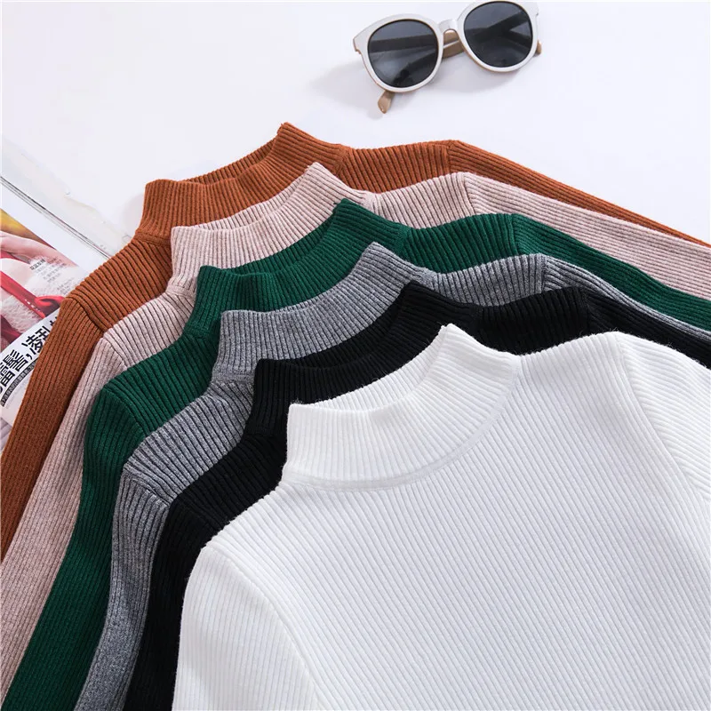 

Sweater Women Winter Clothes Women Turtleneck Pullover Women Sweater Long Sleeve Tops Sweater Female Sweater Knitted Sweater