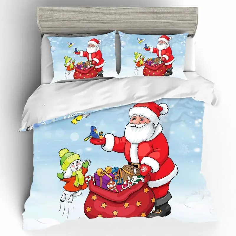 Textiles Bed Home Linen Set Christmas Luxury Kid Qualified Couple King Size Bedding Duvets And Sets Cotton | Дом и сад