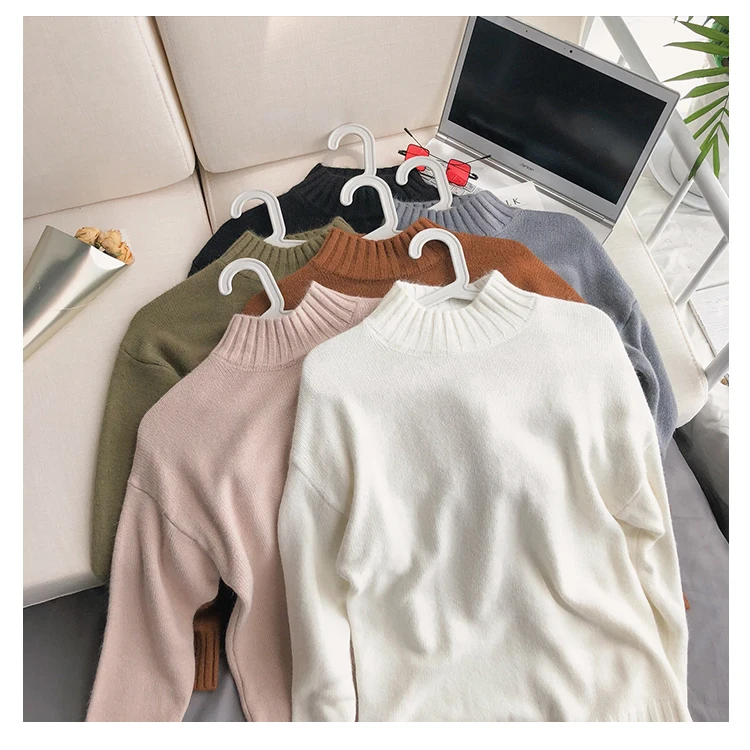 Liketkit, мужской Весенний Повседневный свитер с круглым вырезом,, Одноцветный корейский пуловер для пары, Модный Цветной вязаный свитер для женщин