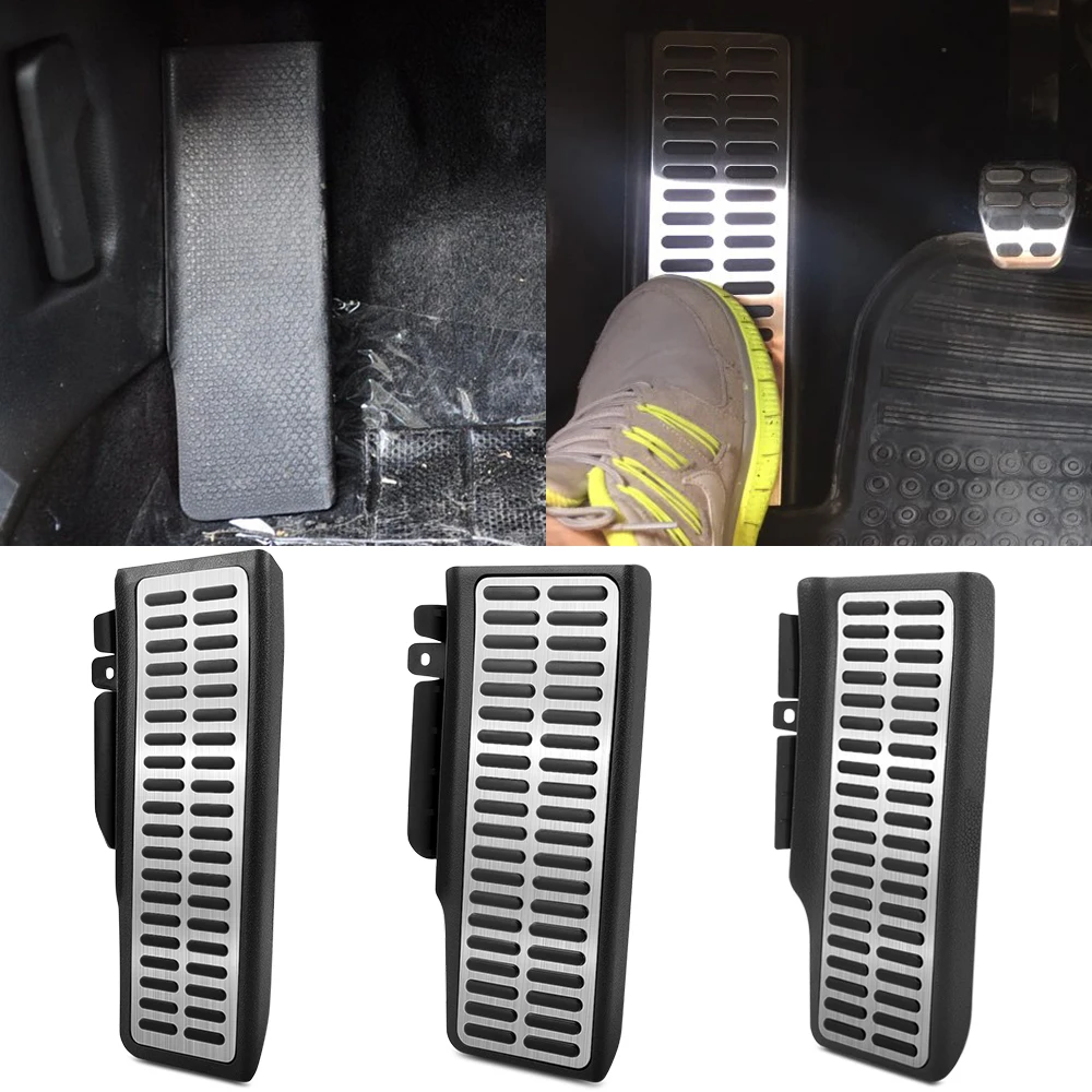 Car Accessories Car Pedals 1PCS Foot Rest Pedal For VW Passat CC B6 B7L Golf 5 6/Jetta MK5 MK6/Scirocco EOS/Touareg/Tiguan/Skoda Octavia YETI SUPERB LHD