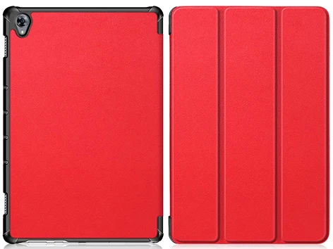 PC-Red Чехол для планшета huawei Mediapad M6 10,8 дюймов чехол складной Магнитный умный чехол для huawei Mediapad M6 Pro 10,8 чехол+ подарок - Цвет: PC-Red