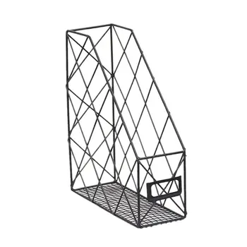 

New Creative Metal Bookshelf Exquisite Bookshelf Desktop Storage Box Decoration
