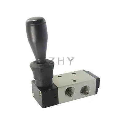 

4H210-08 2 Position 5 Way PT1/4" PT1/8" Port Hand Pull Mechanical Valve