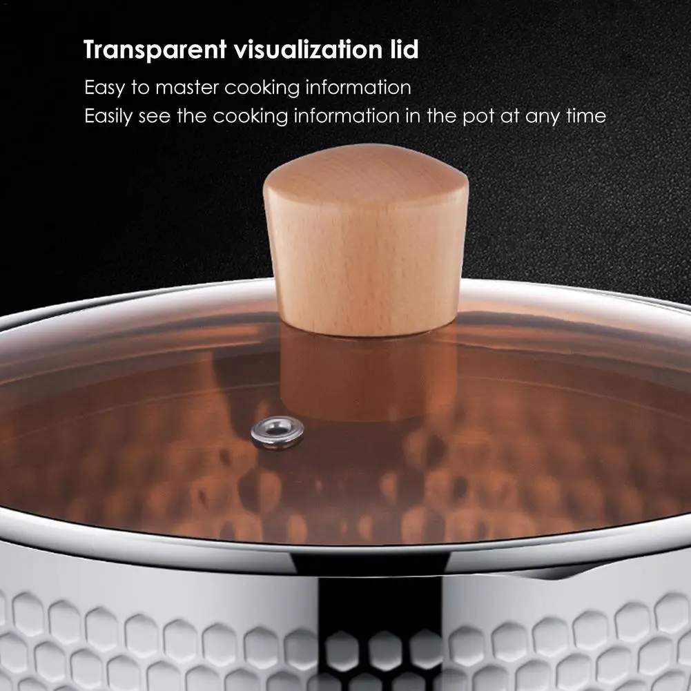 Japanese Saucepan Non-Stick Stainless Steel Milk Pots Soup Pot Kitchen Cooking Pan With Wooden Handle Cookware 20Cm 13 Japanese Saucepan Non-Stick Stainless Steel Milk Pots Soup Pot Kitchen Cooking Pan With Wooden Handle Cookware 20Cm