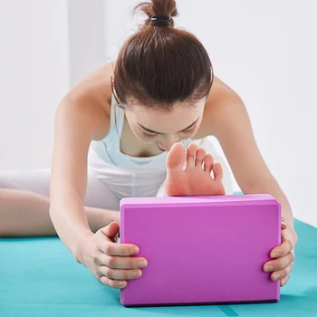 

2PCS EVA Yoga Brick Block 180g Sports Exercise Gym Foam Workout Stretching Aid Body Shaping Health Training Fitness Sets T