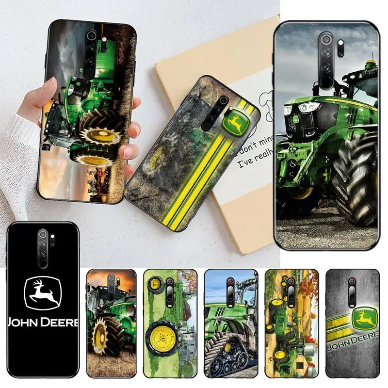 

HPCHCJHM john deere Coque Shell Phone Case for Redmi Note 8 8A 8T 7 6 6A 5 5A 4 4X 4A Go Pro