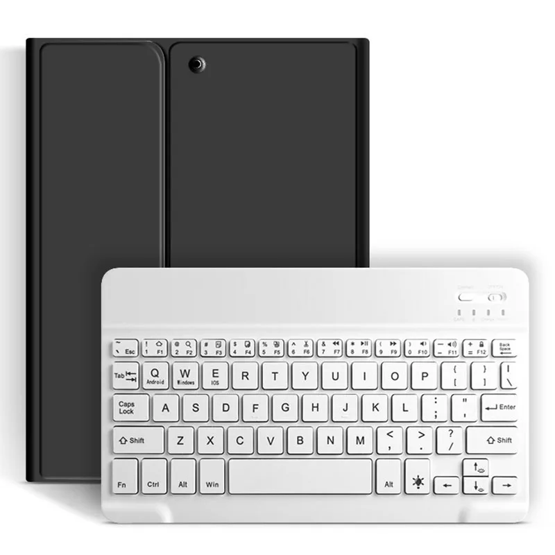 Портативная Беспроводная Bluetooth клавиатура с чехол для iPad 10 2 дюймов карандашом 7