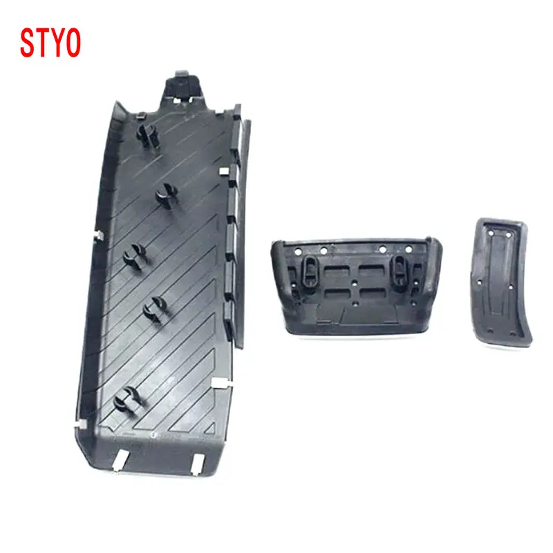 STYO Car Stainless Steel MT Pedal/AT pedal(Footrest+Gas+Clutch+Brake Pedal）For Audii A4 B8 S4 RS4 Q3 A5 S5 8T Q5 A6 C7 A7 S7 S6