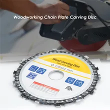 Для детей 4-5 дюймов угловая шлифовальная машина с цепная пластина дерево щелевые пилы лезвие для обработки древесины цепи отрезной станок для резки пластины отрезные дисковые угол дробления