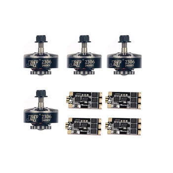 

JMT DIY FPV Racer Drone Parts Motor ESC Combo 2306 2400KV Brushless Motor 3~4S with Razor32 V2 35A BLheli_32 ESC