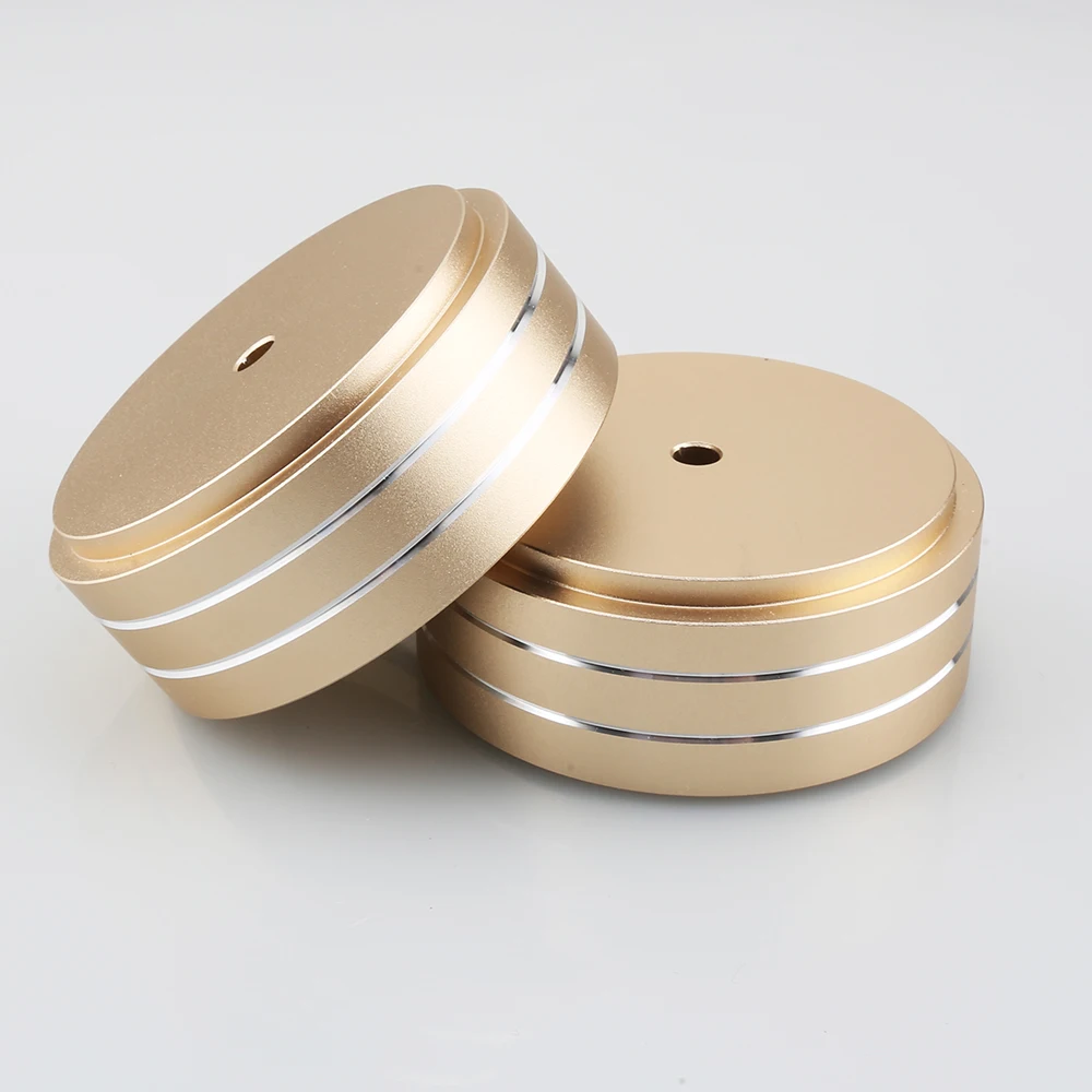 pés almofada ouro prata alto-falante pés tubérculo amplificador