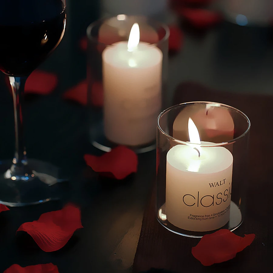 christmas candle holder glass nordic