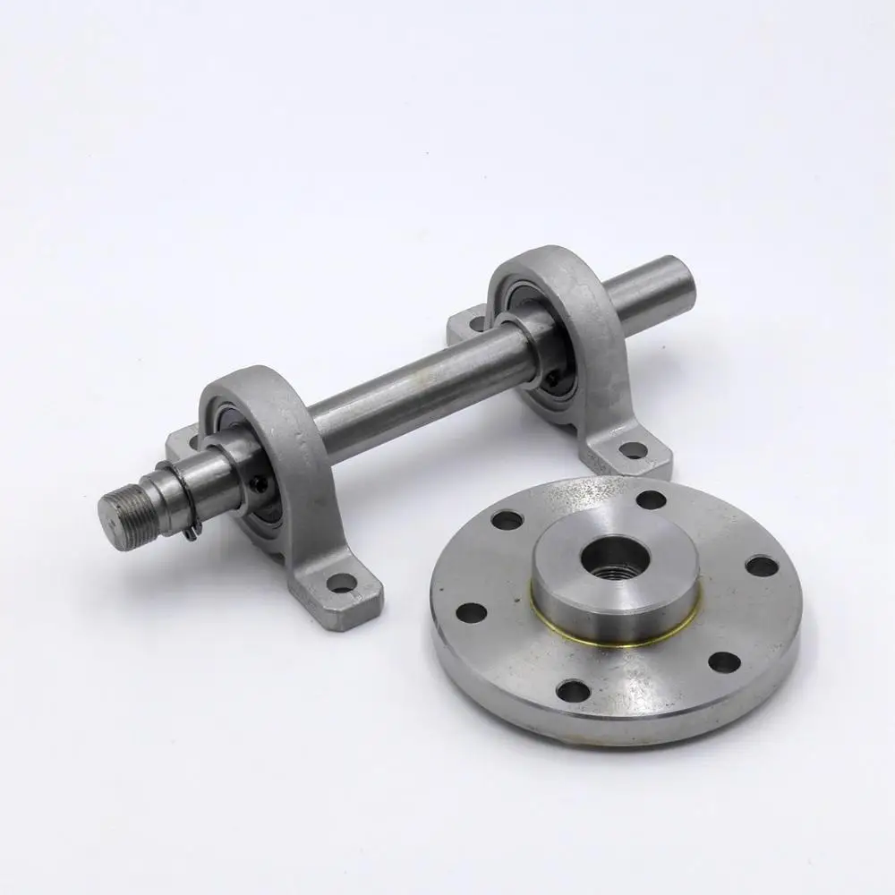 

K72-80 80mm or K72-100 Back Plate Bearing M14x1mm M14 Spindle Shaft 156 mm x 14.94 mm Lathe Chuck DIY Lathe