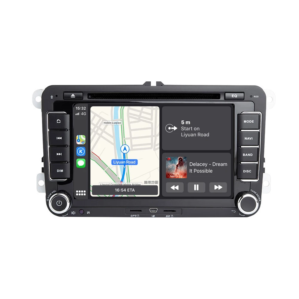 Android 9,0 Автомобильный мультимедийный плеер с CarPlay для Volkswagen/VW/POLO/PASSAT/Golf/Skoda/Octavia/Seat/Leon навигационный GPS радиоприемник